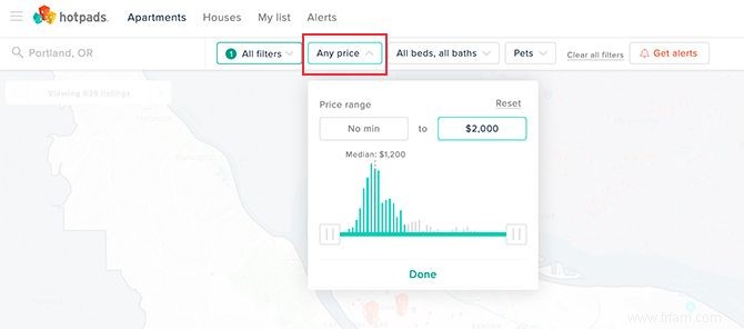 Rechercher des maisons et des appartements à acheter ou à louer à l aide de Hotpads 