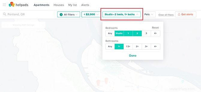 Rechercher des maisons et des appartements à acheter ou à louer à l aide de Hotpads 