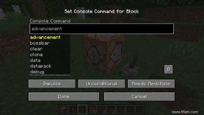 Le guide des blocs de commande Minecraft 