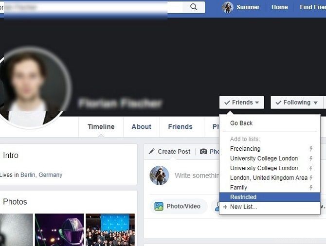 Comment ignorer poliment quelqu un sur Facebook 