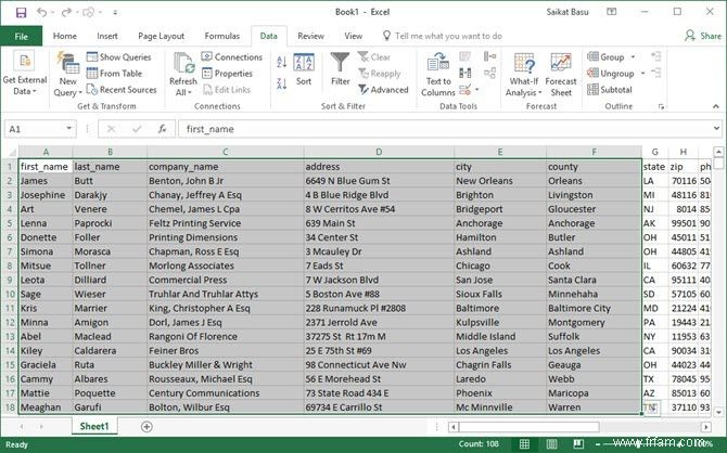 Comment convertir des fichiers texte délimités en feuilles de calcul Excel 