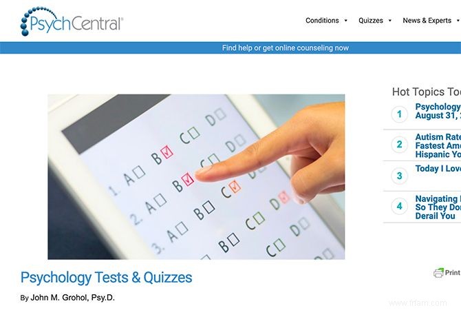 Les 10 meilleurs sites Web de psychologie pour vous aider à vous éduquer 