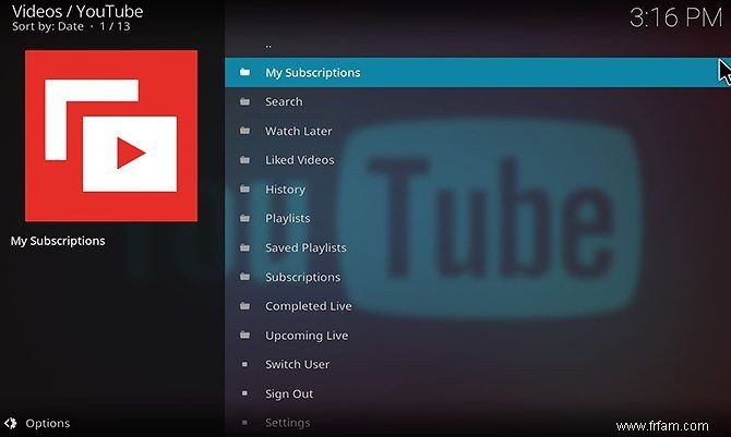 Comment regarder YouTube sur Kodi à l aide du module complémentaire 