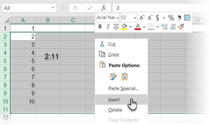 Comment utiliser la zone de nom dans Excel 