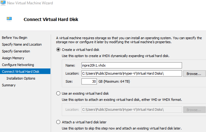 Comment créer une machine virtuelle à l aide de Windows 10 Hyper-V 