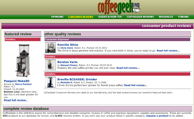 5 applications et sites pour les amateurs de café et That Perfect Brew 