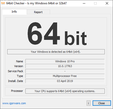 Ai-je Windows 32 bits ou 64 bits ? Voici comment dire 