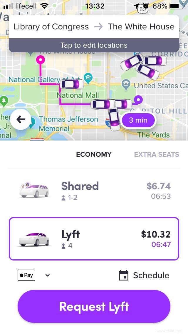 Uber ou Lyft sont-ils moins chers ? Découvrons-le! 