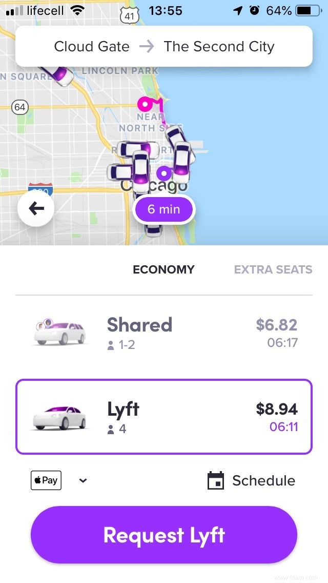 Uber ou Lyft sont-ils moins chers ? Découvrons-le! 