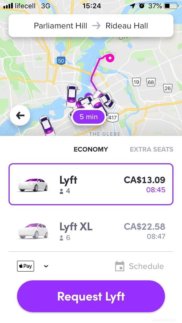 Uber ou Lyft sont-ils moins chers ? Découvrons-le! 