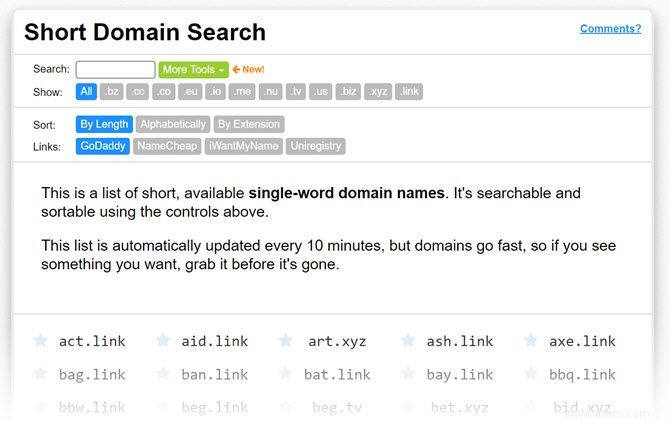 10 outils de recherche de nom de domaine et de recherche de domaine efficaces 