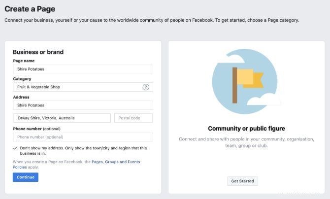 Comment créer une page d entreprise Facebook 