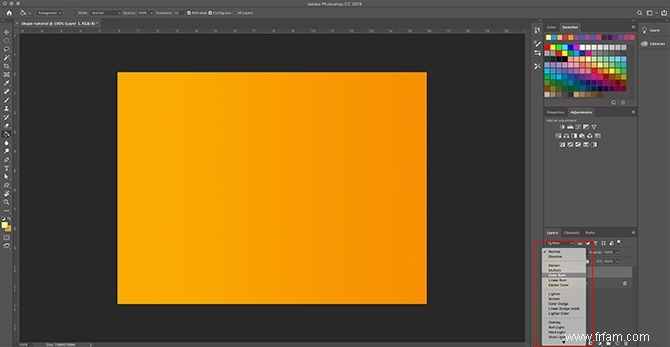 Comment utiliser l outil de forme personnalisée dans Adobe Photoshop 