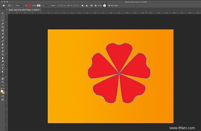 Comment utiliser l outil de forme personnalisée dans Adobe Photoshop 