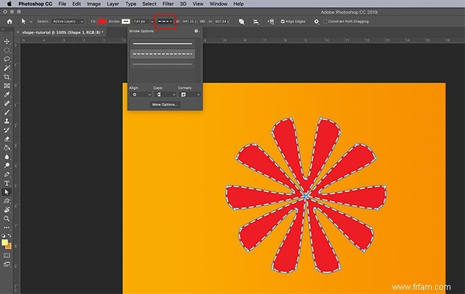 Comment utiliser l outil de forme personnalisée dans Adobe Photoshop 