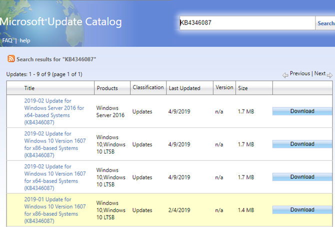 Comment utiliser le catalogue Microsoft Windows Update pour les mises à jour Windows 