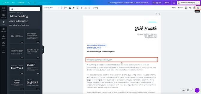 Comment concevoir la lettre de motivation parfaite avec Canva 