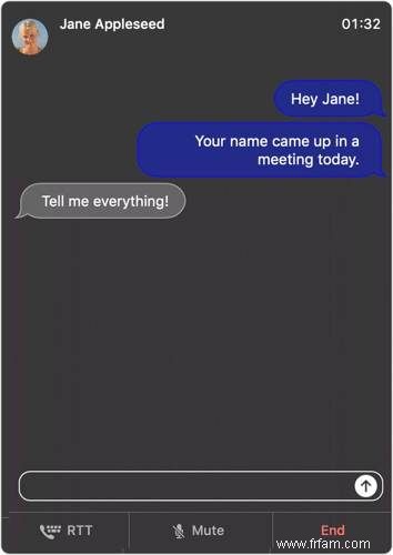 Comment utiliser les appels texte en temps réel (RTT) sur Mac et iPhone 