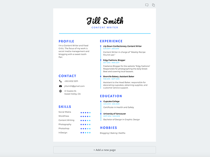 Comment trouver le CV parfait pour vous sur Canva 