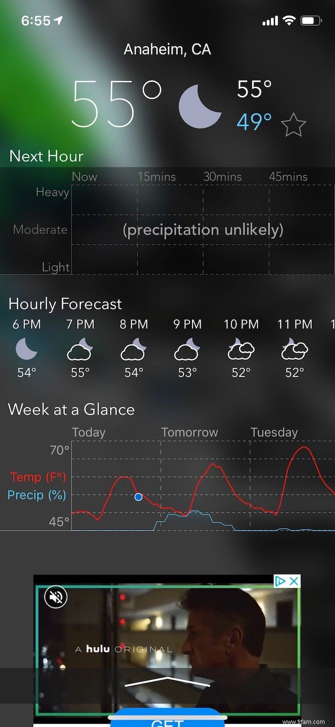 Les 7 meilleures applications météo pour iPhone 