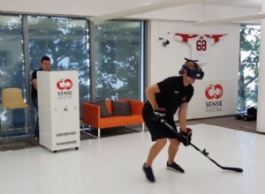 Sense Arena est l entraîneur de hockey en réalité virtuelle qui vous épatera 