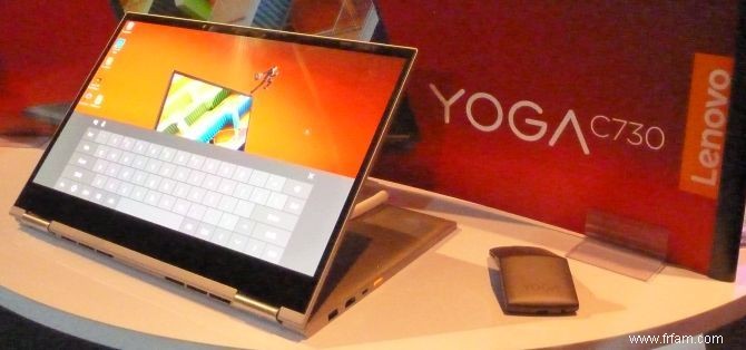 Le Lenovo Yoga C730 mis à niveau dispose d un écran AMOLED de 15 pouces 