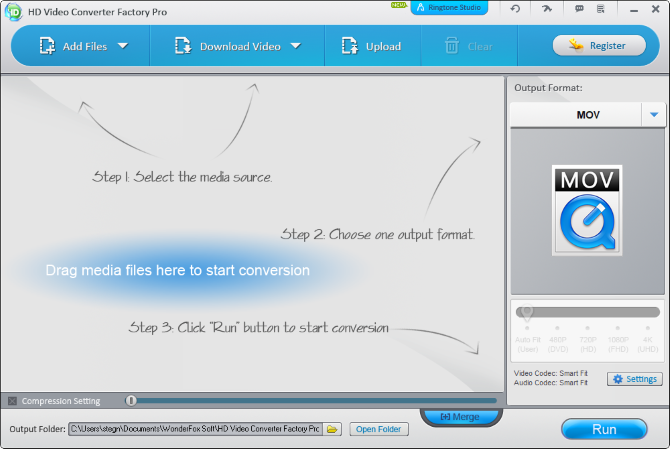 Convertissez tout avec WonderFox HD Video Converter Factory Pro 