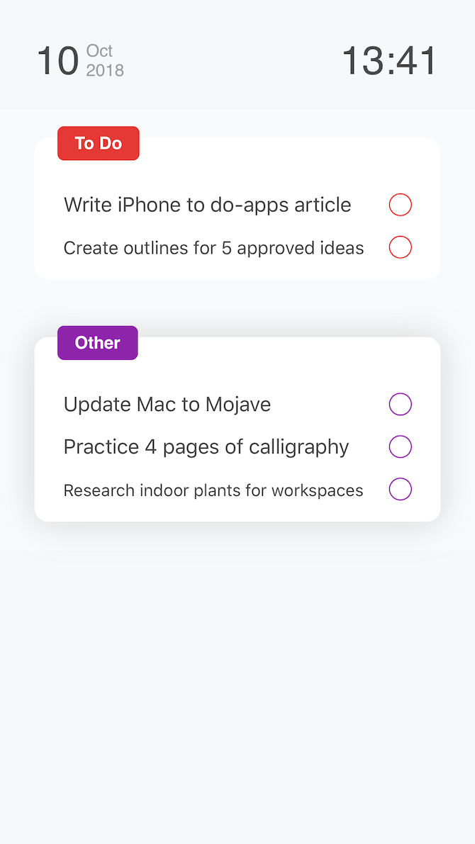 6 applications de liste de tâches extrêmement simples pour iPhone 