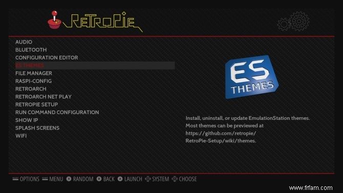 Comment installer de nouveaux thèmes sur RetroPie pour un nouveau look génial 