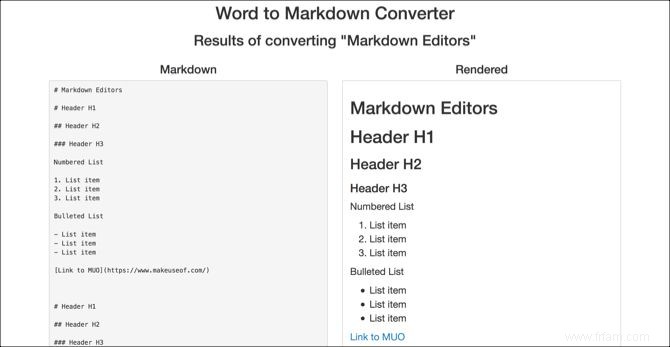 Les 6 meilleurs éditeurs et convertisseurs Markdown en ligne gratuits 