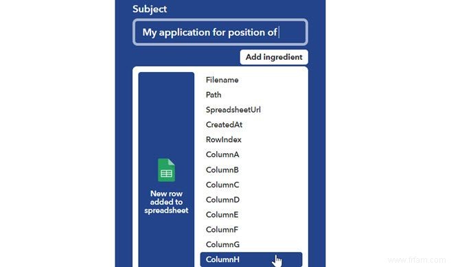 Comment automatiser les demandes d emploi à l aide de Google Forms 