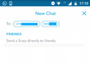 Comment faire une discussion de groupe sur Snapchat 