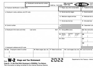 Formulaire W-2 :déclaration de salaire et d impôt 