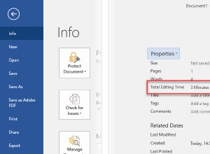 Comment suivre le temps que vous avez passé à éditer un document Microsoft Word 