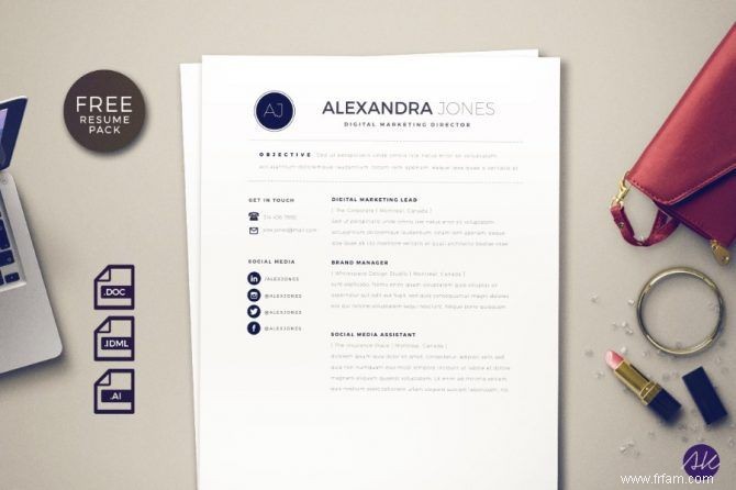 Trouvez le modèle de CV InDesign parfait pour mettre en valeur vos compétences 