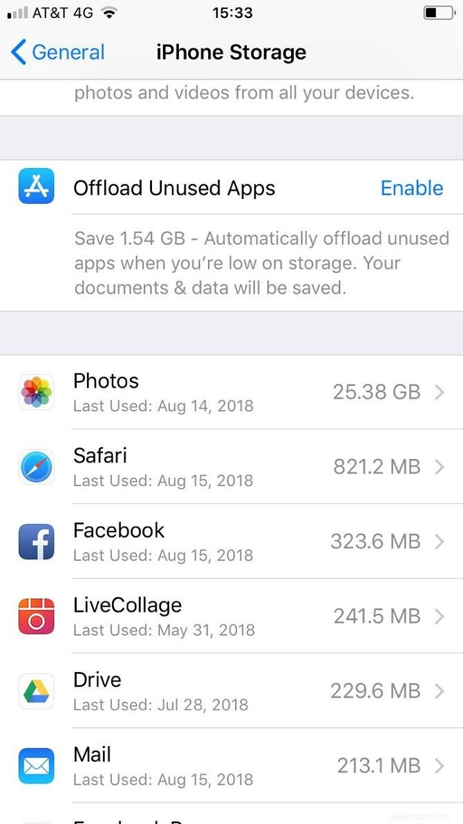 Comment gérer le stockage sur votre iPhone 