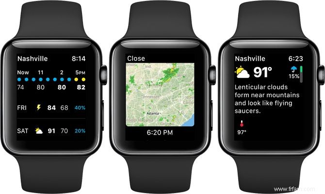 Les meilleures applications Apple Watch pour la météo, les chats, l anime, etc. 