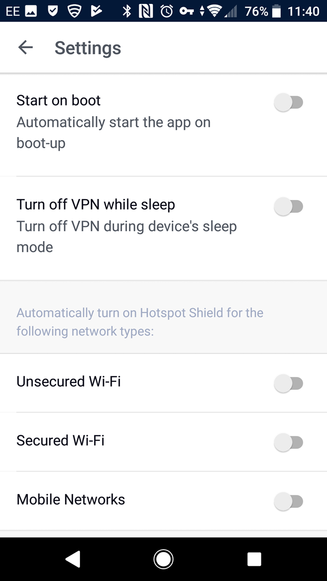 Hotspot Shield est un VPN facile à utiliser avec Elite Security 