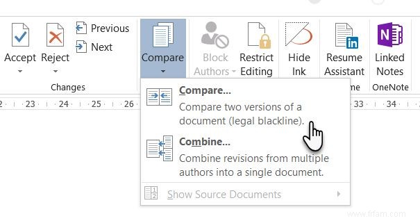 Comment comparer des documents Microsoft Word à l aide de Legal Blackline 