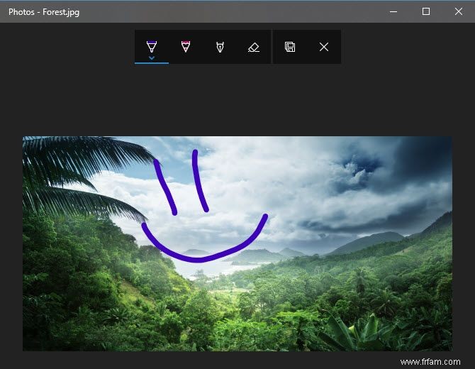 3 tâches simplifiées par Windows 10 Photos :recadrage, dessin, création de vidéos 