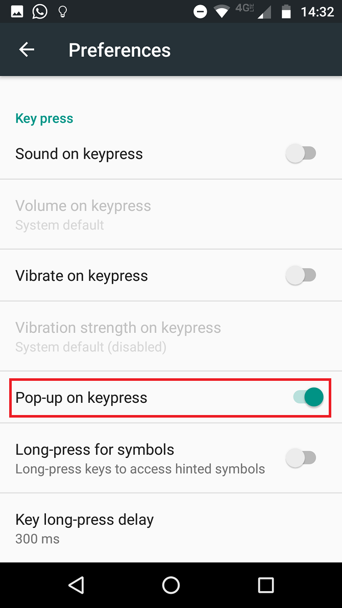 Comment désactiver les fenêtres contextuelles de pression sur les touches sur Android et iOS 