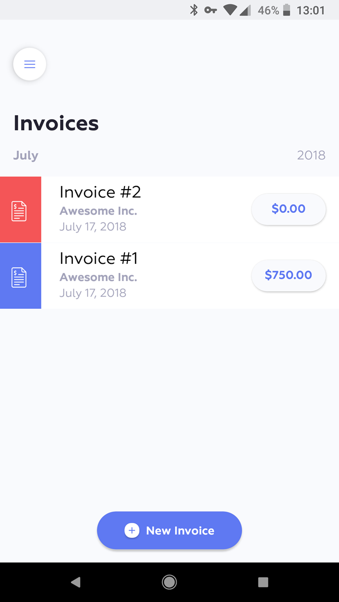 Invoice Mini rend la création de factures mobiles plus facile que jamais 