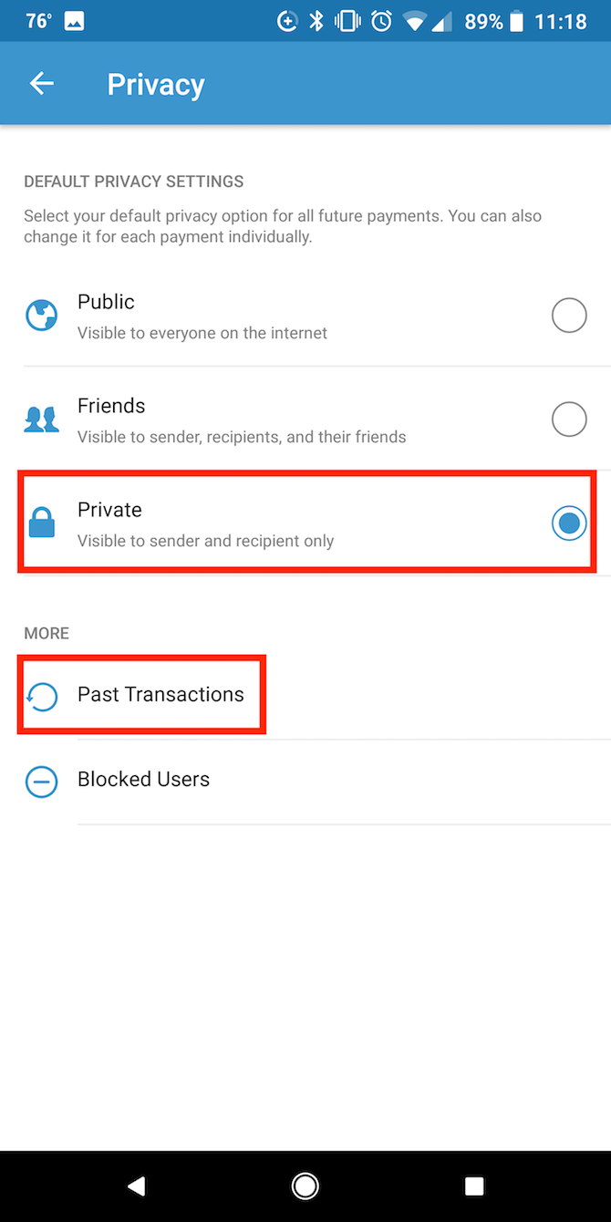 Comment rendre vos transactions Venmo privées 