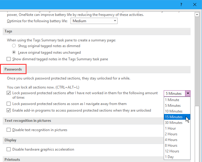 Comment protéger par mot de passe vos notes dans OneNote 2016 