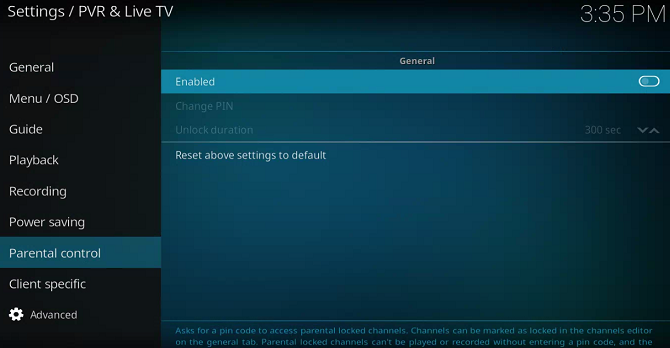 Comment activer le contrôle parental sur Kodi 