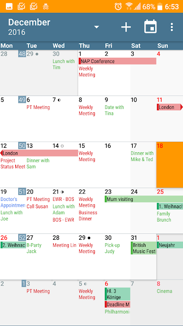 Les 8 meilleures applications de calendrier gratuites pour Android 