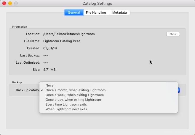 Comment sauvegarder et restaurer des catalogues Adobe Lightroom 