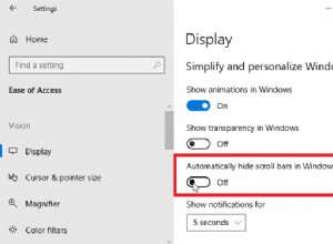 Comment toujours afficher les barres de défilement dans les applications du Windows Store 