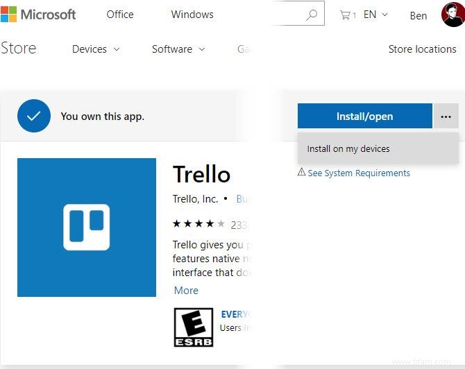 Comment installer les applications Microsoft Store sur des appareils Windows 10 distants 