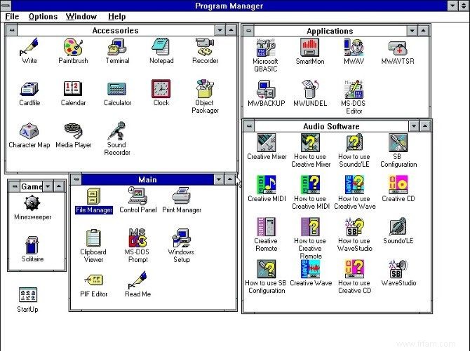 L évolution de la productivité :le meilleur de Windows 3.1 à 10 